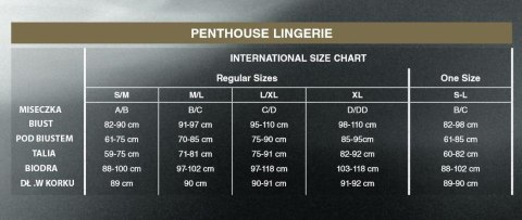 Erotyczna koszulka koronkowa stringi komplet l/xl Penthouse Erotyczna koszulka koronkowa stringi komplet l/xl Penthouse