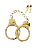 Gold Plated BDSM Handcuffs Gold