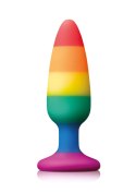 Pleasure Plug Rainbow Medium Multicolor