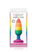 Pleasure Plug Rainbow Medium Multicolor