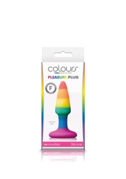 Pleasure Plug Rainbow Mini Multicolor