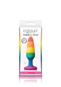 Pleasure Plug Rainbow Small Multicolor