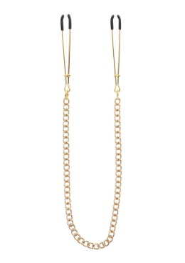 Tweezers With Chain Gold