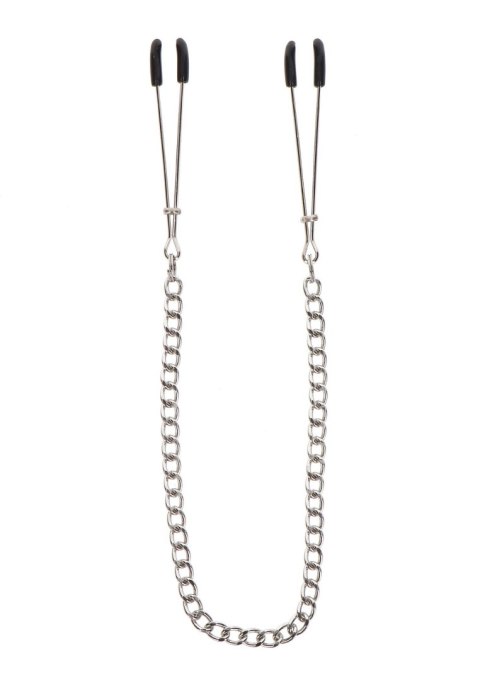 Tweezers With Chain Silver