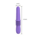 Wibrator posuwisty pchający sex 25cm 12 trybów usb Pretty Love