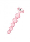 Anal bead with crystal Emotions Chummy Pink Lola Games