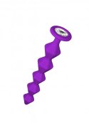 Anal bead with crystal Emotions Chummy Purple Lola Games