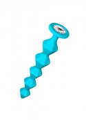 Anal bead with crystal Emotions Chummy Turquoise Lola Games