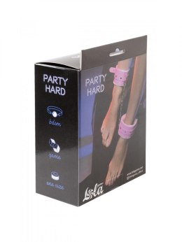 Kajdanki Ankle cuffs Party Hard Eternity Pink Lola Games