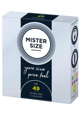MISTER SIZE 49mm Condoms 3pcs Mister Size