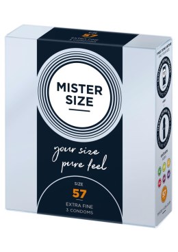 MISTER SIZE 57mm Condoms 3pcs Mister Size