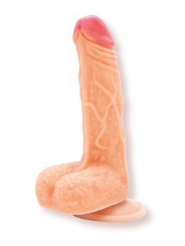 Naturalne dildo członek z jądrami przyssawka 17cm Lola Games