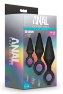 ANAL ADVENTURES PLATINUM LOOP PLUG KIT Blush