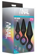 ANAL ADVENTURES PLATINUM LOOP PLUG KIT Blush