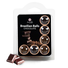 SET 6 BRAZILIAN BALLS CHOCOLATE Secret Play