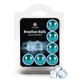 SET 6 BRAZILIAN BALLS COLD EFFECT Secret Play