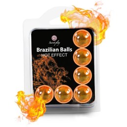 SET 6 BRAZILIAN BALLS HOT EFFECT Secret Play