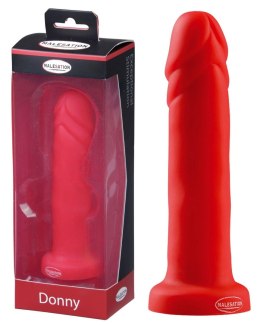 Czerwone dildo realistyczny penis z przyssawką Malesation