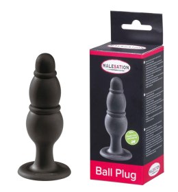 Gruby korek analny zatyczka plug z przyssawką 12cm Malesation