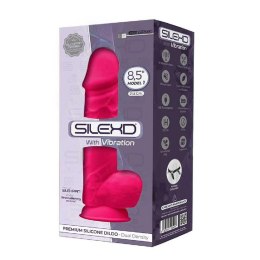 Realistyczny penis dildo jądra 21cm 10 trybów Silexd