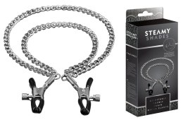 STEAMY SHADES Adjustable Double Chain Nipple Clamps Steamy Shades
