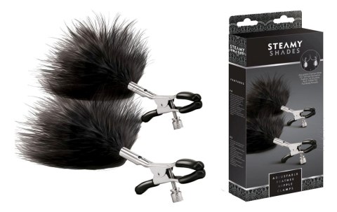 STEAMY SHADES Adjustable Feather Nipple Clamps Steamy Shades