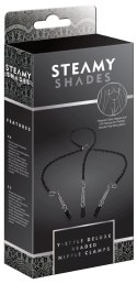 STEAMY SHADES Y-Style Deluxe Beaded Nipple Clamps Steamy Shades