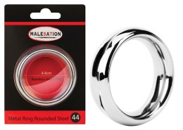 Stalowy metalowy pierścień sex ring na penisa 44mm Malesation