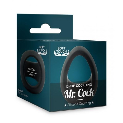 Mr. Cock Drop Silicone Cockring black Mr. Cock