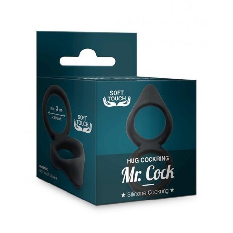 Mr.Cock Hug Silicone Cockring black Mr. Cock