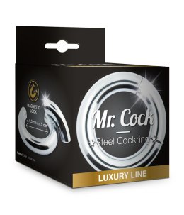 Mr.Cock Luxury Line Steel Cockring Magnetic Lock 45mm Mr. Cock