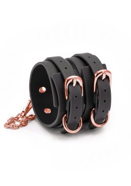 Bondage Couture Ankle Cuffs Black