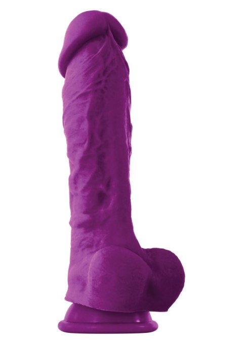 ColourSoft 8 Inch Soft Dildo Purple