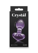 Crystal Heart Purple