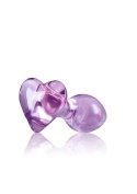 Crystal Heart Purple