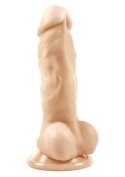 Pleasures Thick 5 Inch Dildo Light skin tone