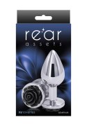 Rose Buttplug Medium Black