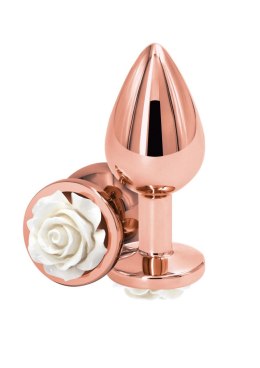 Rose Buttplug Medium White