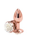 Rose Buttplug Small White