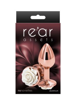 Rose Buttplug Small White