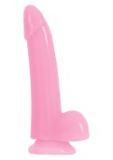 Smooth Glowing Dong 5 Inch Pink