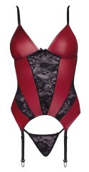 Basque red/black XL Cottelli LINGERIE