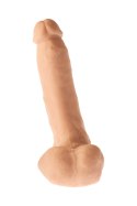 Grube żylaste cieliste dildo z przyssawką 23 cm Dream Toys