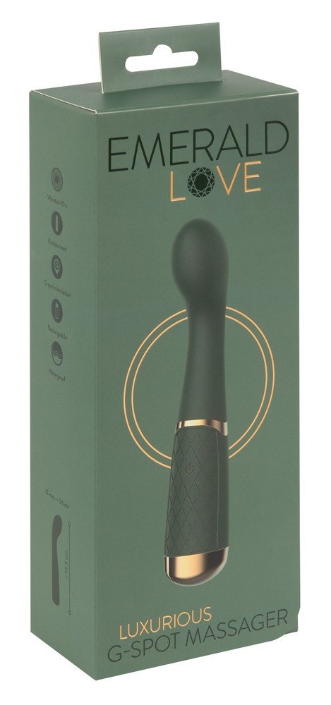 Luxurious G-Spot Vibrator Emerald Love