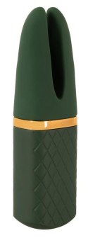 Luxurious Split Tip Vibrator Emerald Love