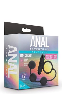 ANAL ADVENTURES ANAL BEAD WITH C-RING Blush