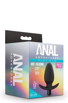 ANAL ADVENTURES SILICONE SADDLE PLUG Blush