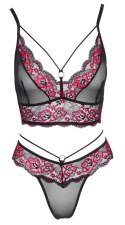 Bra Set black/red S Cottelli LINGERIE