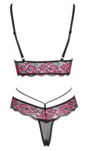 Bra Set black/red S Cottelli LINGERIE