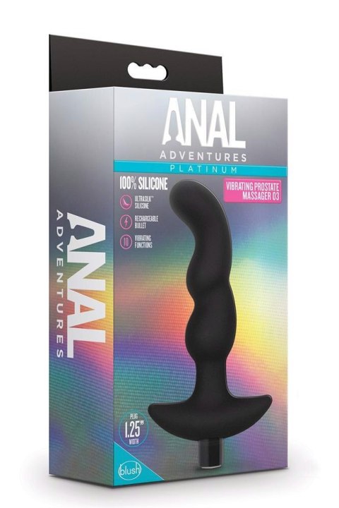 ANAL ADVENTURES PROSTATE MASSAGER 03 Blush